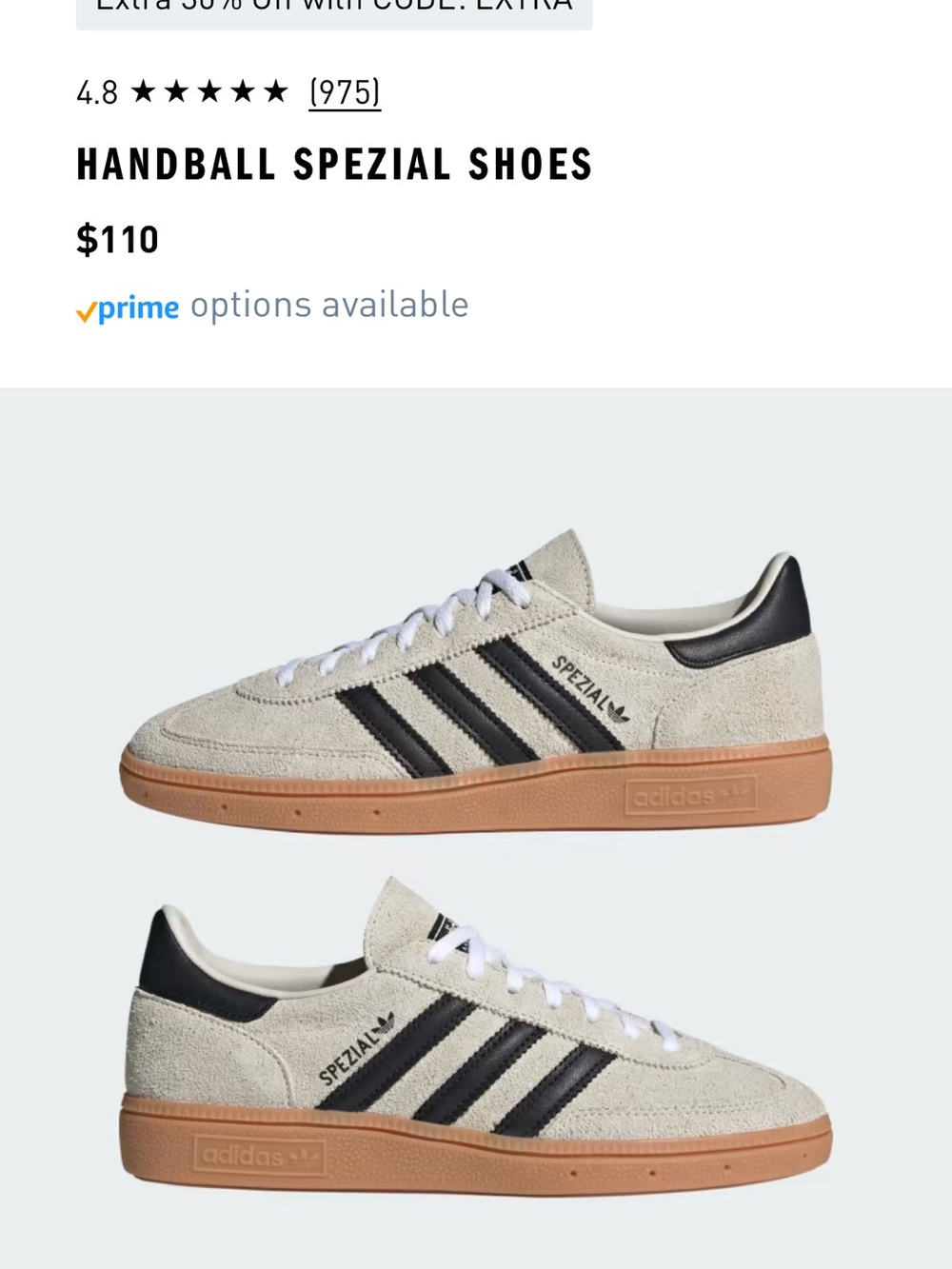 Adidas Handball Spezial Womens Sz 9 Worn once
Alumina / Core Black / Cloud Whit